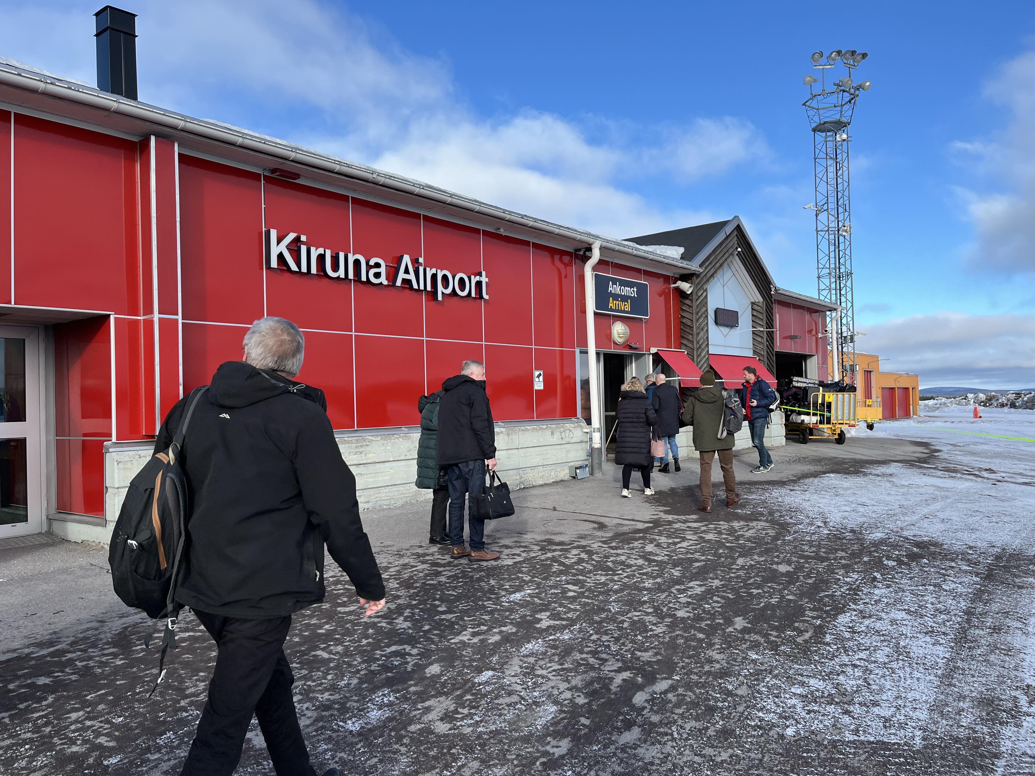 Ankomst Kiruna