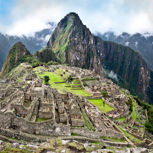 Ruins in the mountains.