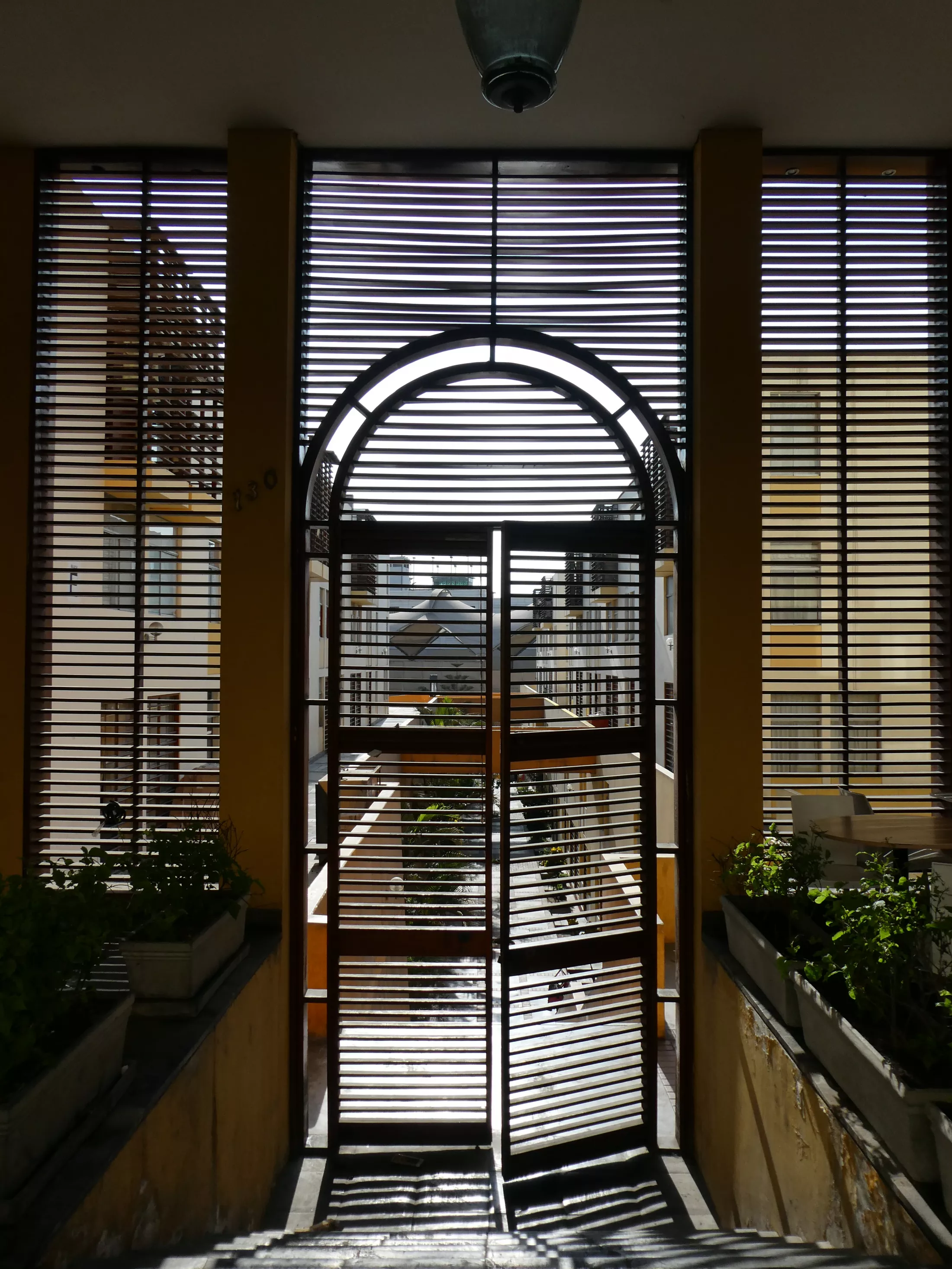 A door in a town