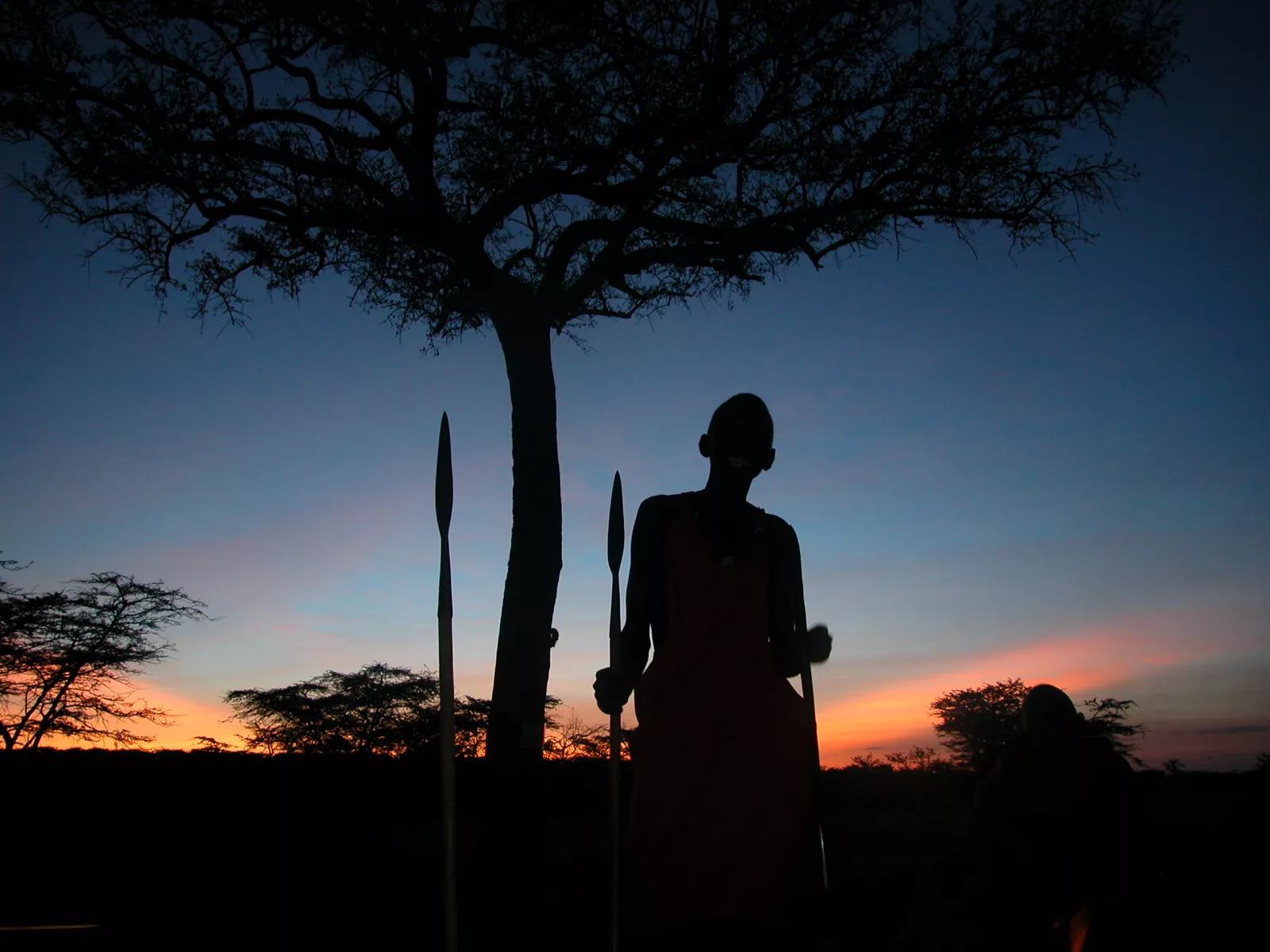 Masai Warrior sunrise