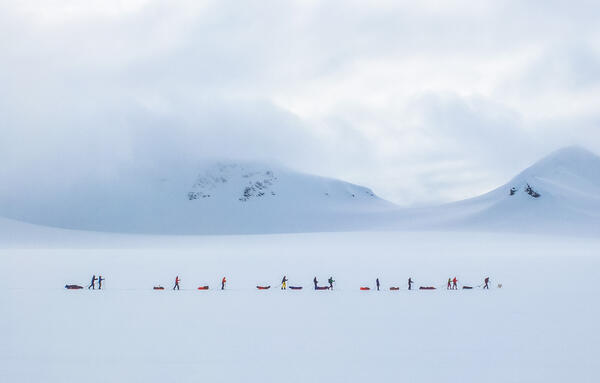 Crossing Svalbard East to West