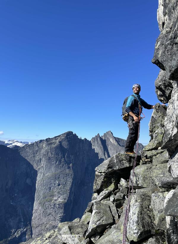 Climbing in Romsdalen