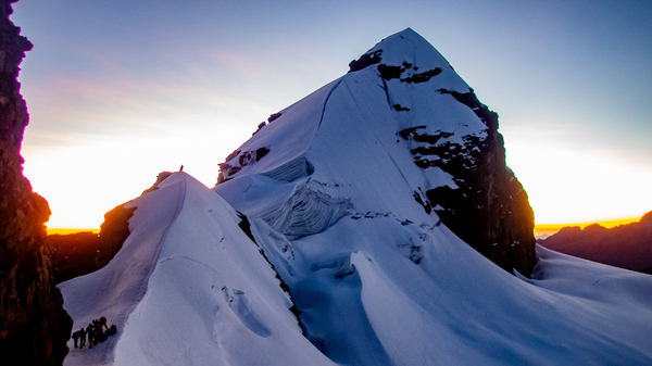 Høye fjell i Bolivia